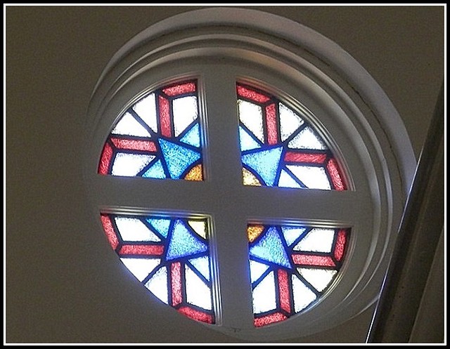 Church Window - Photo by STEVEN CHATEAUNEUF - June 13, 2015 With Cropping And Editing Done On June 14, 2015