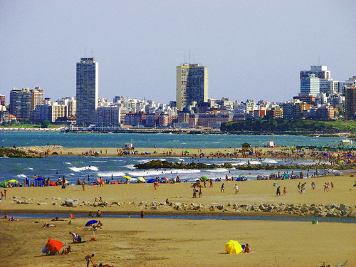 Playa constitucion ,Mar del Plata,Argentina