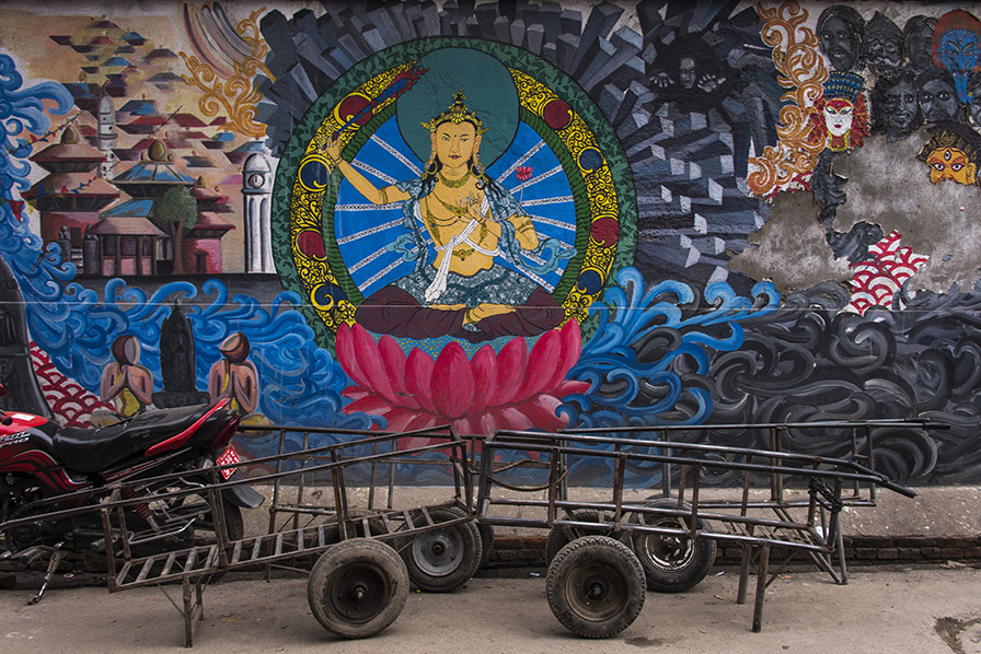 Une version "streetart" du Bodhisattva Manjushri 20150415_c020