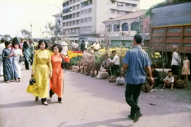 SAIGON 1971 - Chợ hoa Tết Nguyễn Huệ