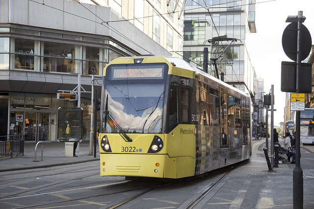 Manchester Metrolink tram 3022, September 2017