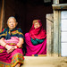 The elderly woman in the village of Nalma, Lamjung, Nepal.