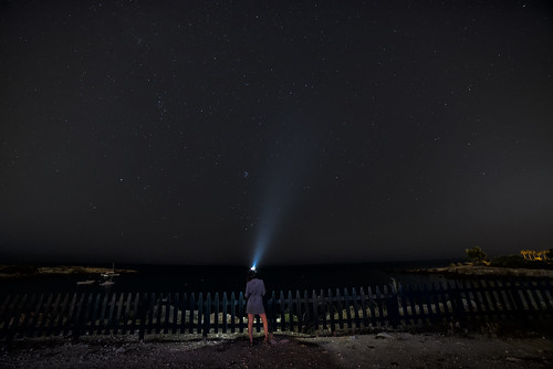 cyprus island see girl night landscape nightshot beam beach stars outdoor woman longexposure sand fence wood