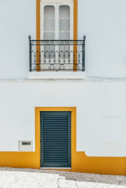 Balcony and door