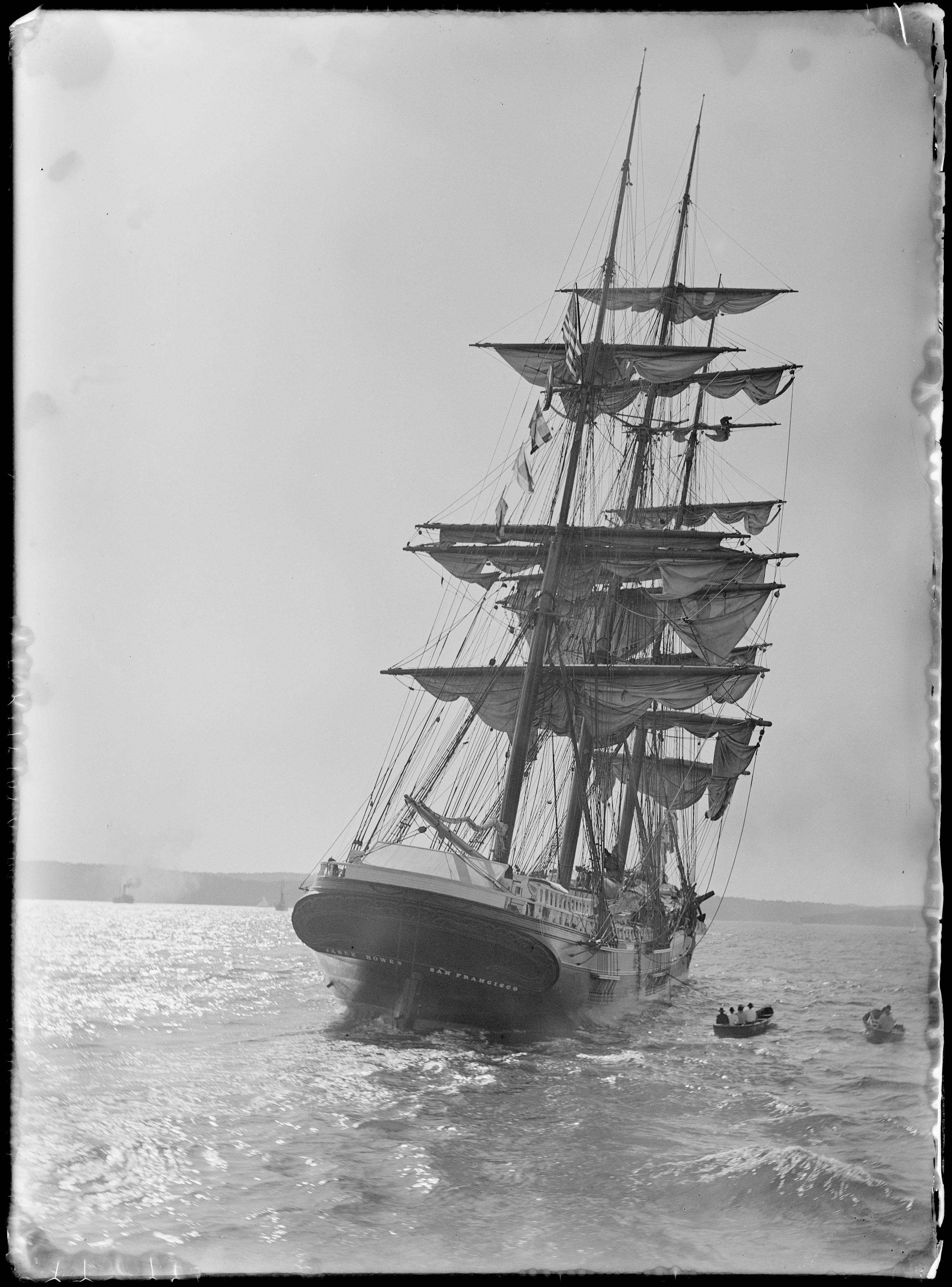 Glass negatives including images of boating, beaches, motoring and houses in the Sydney region, ca 1890-1910, by William Joseph Macpherson