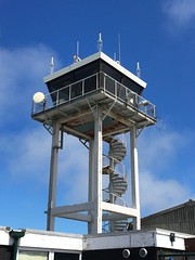 Alderney Airport control tower