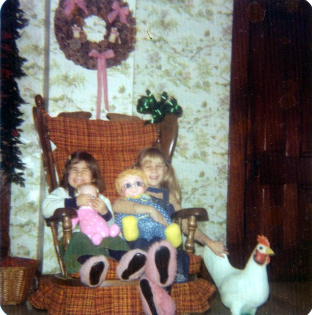 Heidi and Tammy M. December 1976