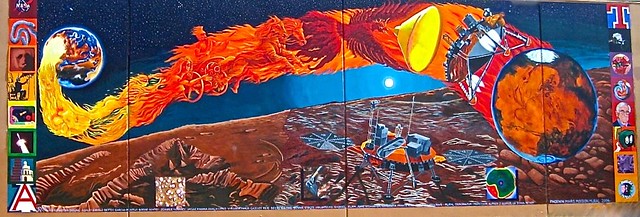 University of Arizona's  Lunar & Planetary Lab Mural