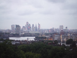 The City of London, from Viewpoint by Observatory SWC Short Walk 12 - Greenwich Park