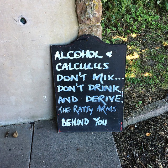 Don't drink and derive!