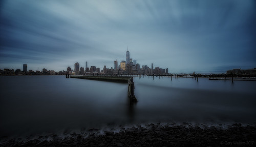newyorkskyline morning wtc bluehour landscape longexposure nyc dawn sonya7r smoothreflections mood water 15mm irix