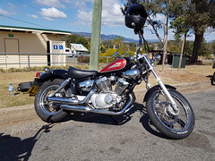 My Yamaha XV250 Virago at Rathdowney Queensland