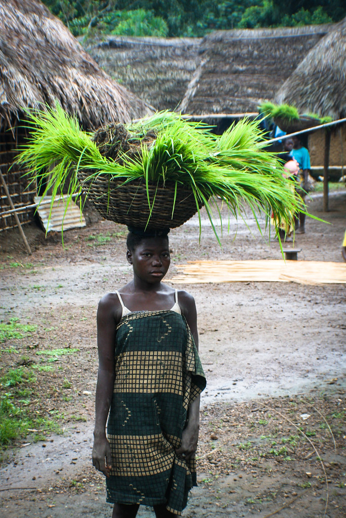 Portrait of a woman in Sierra Leone, 2009.