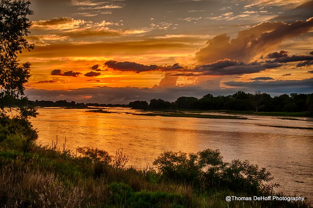 Platte River Sunset