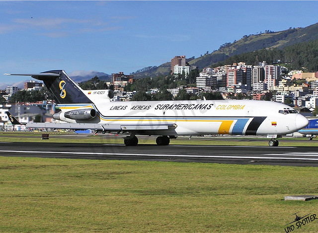 Lineas Aereas Suramericanas Boeing 727-2F9(Adv)(F) HK-4262X UIO Quito Ecuador SEQU