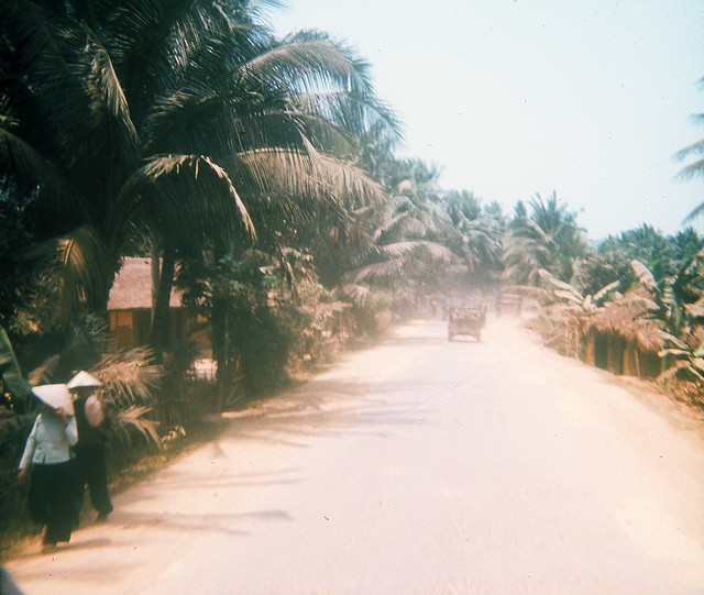 Vietnam 1966-67 - Photo by Jim Diorio - On the road to LZ English