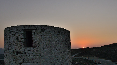 tower amorgos kiklades cyclades cyclade island amorgoschora sunset greekislands