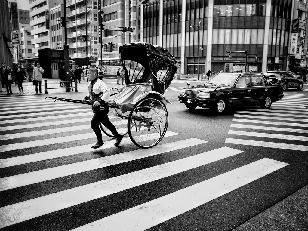 Old and new transportation | Japan