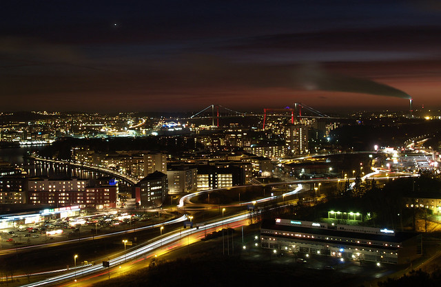 Göteborg City Night View