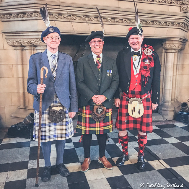 Clan Chieftains: Clans (L-R) Hannay, Buchanan & MacGregor