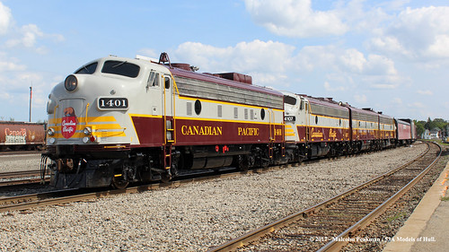 canadianpacific cp fp9a 1401 f9b 1900 fp9au 4106 4107 diesel smithsfalls ontario canada train railway locomotive railroad