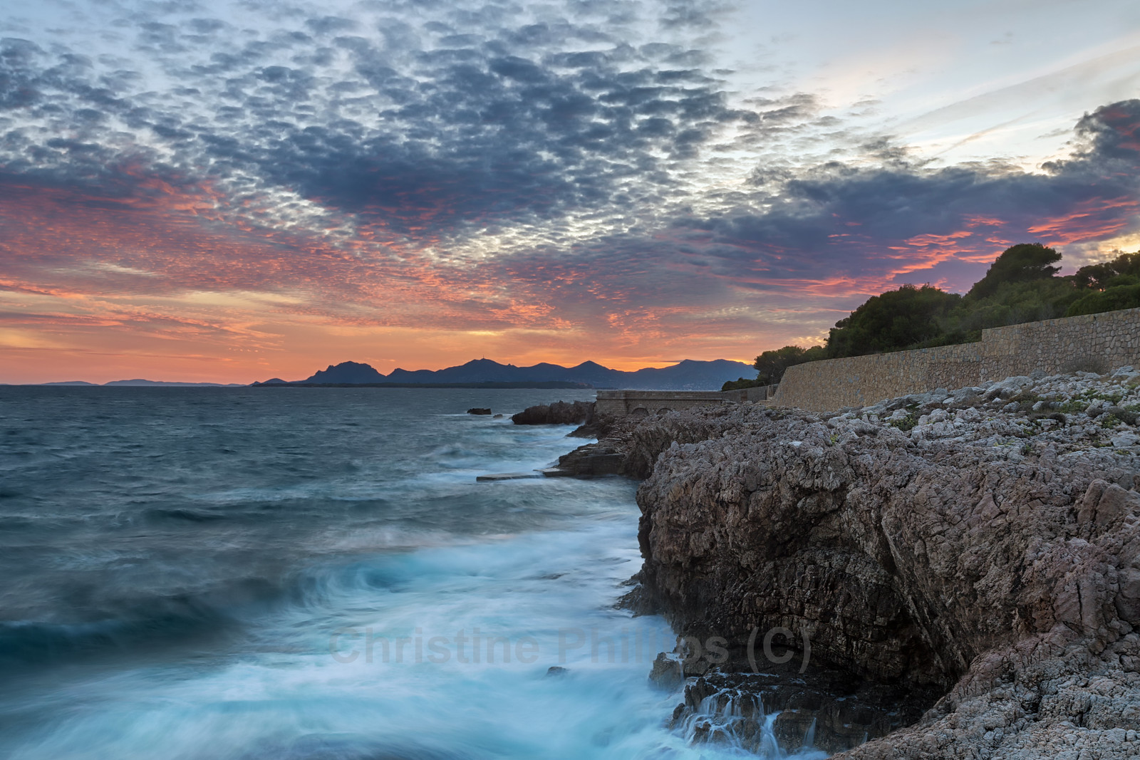 A walk along the coast in Antibes in France - Christine Phillips