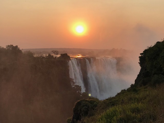 Sunrise Victoria Falls Zimbabwe Africa