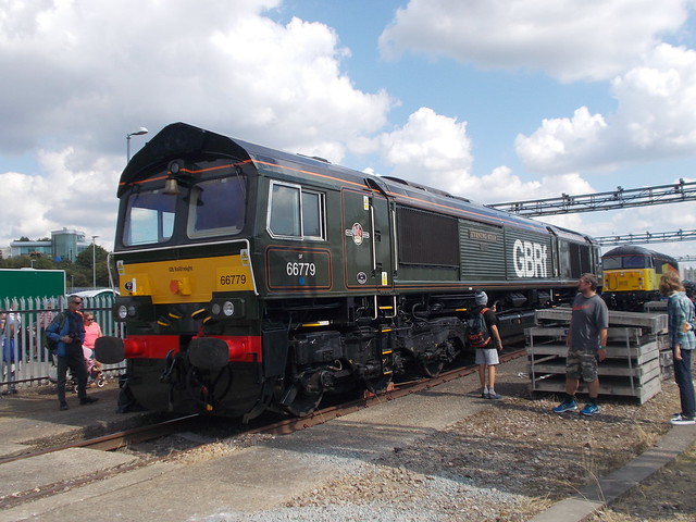 66 779 'Evening Star' in BR steam locomotive green