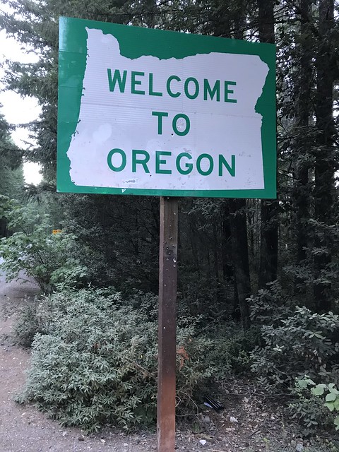 Oregon-California border, Rt 199 near Idlewild