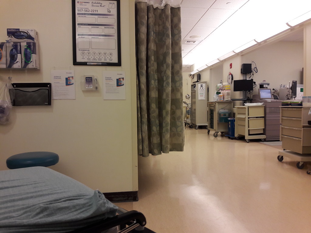 View Of The Emergency Room Bins And Bed Equipment Priva