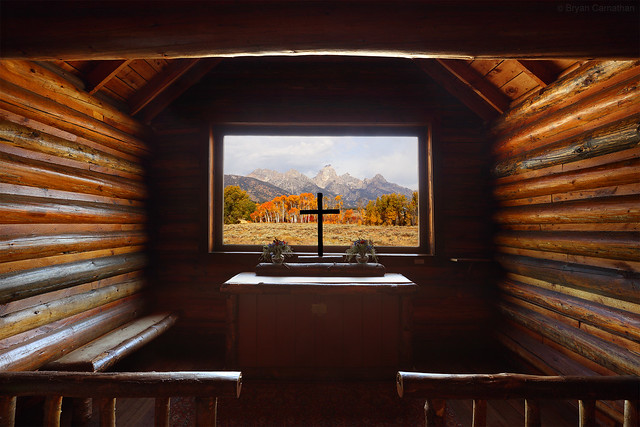 Inside The Chapel of the Transfiguration, Grand Teton National Park