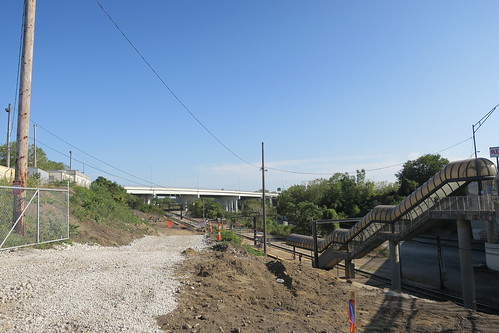 E. 34th stairs and construction, September 2017