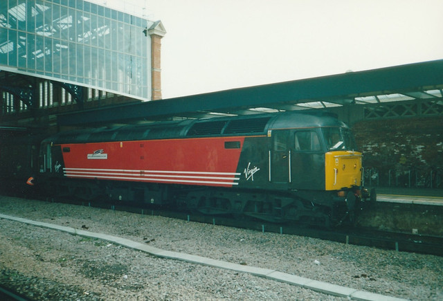 47 810 'Porterbrook' after arrival at Bournemouth