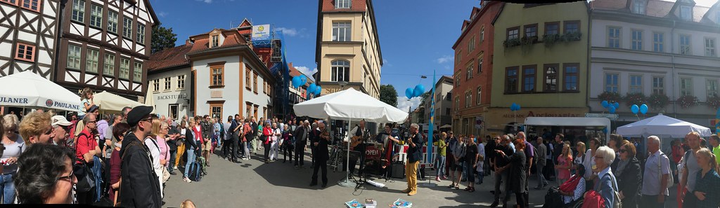 Erstes ACHAVA Straßenmusik-Festival in Erfurt