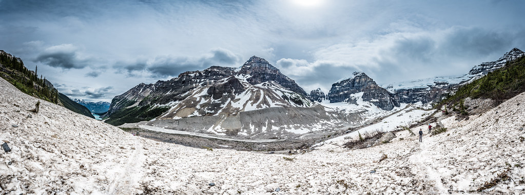 The Plain of the Six Glaciers Panorama
