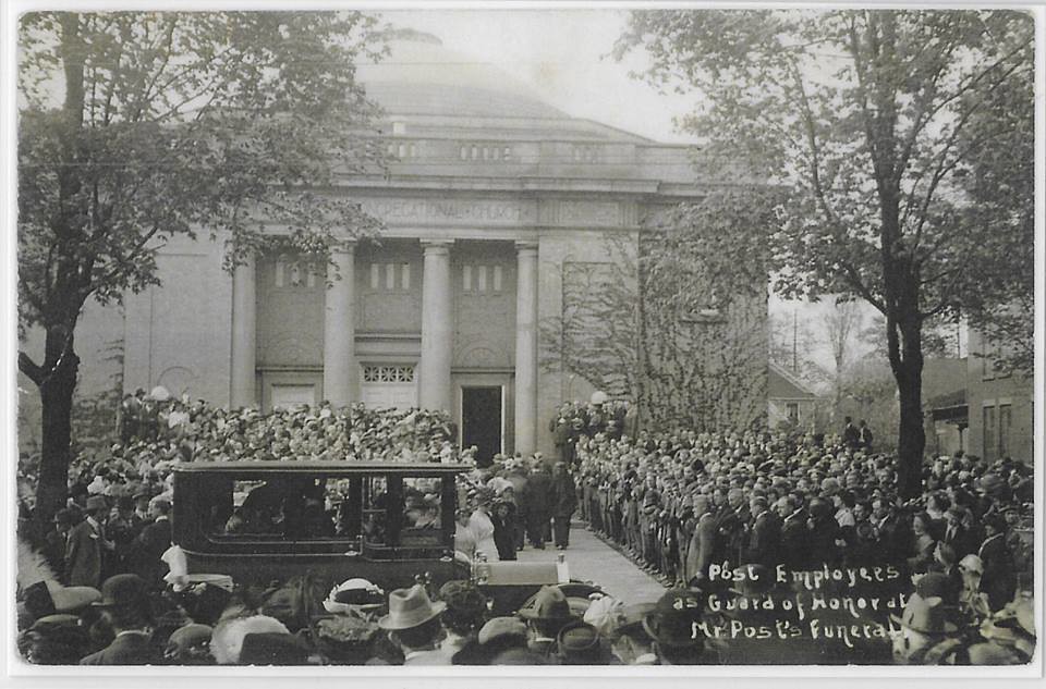 Battle Creek C.W. Post funeral 1914
