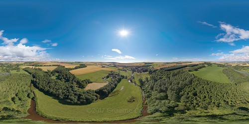2017 aerial 360 panorama scotland arbuthnott aberdeenshire