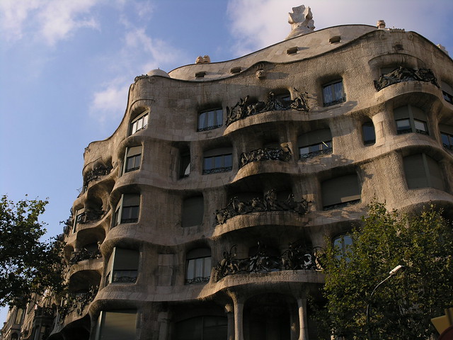 Barcelona Casa Milà outside