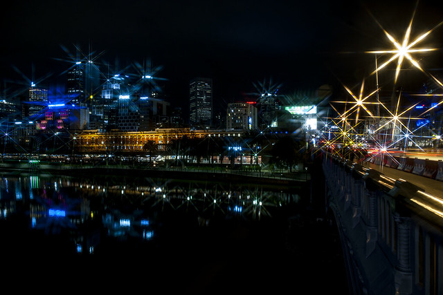 Melbourne di notte
