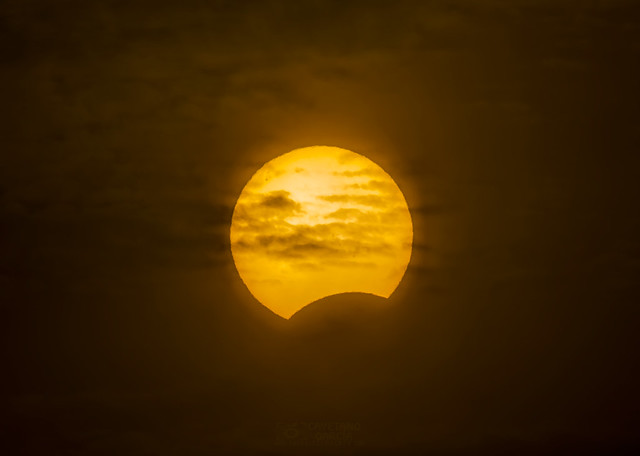 Eclipse 21/08/17, desde Meloneras, Gran Canaria