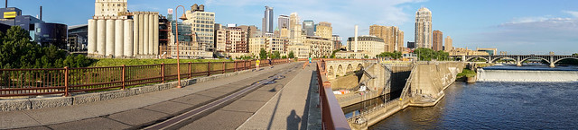 Minneapolis skyline panorama