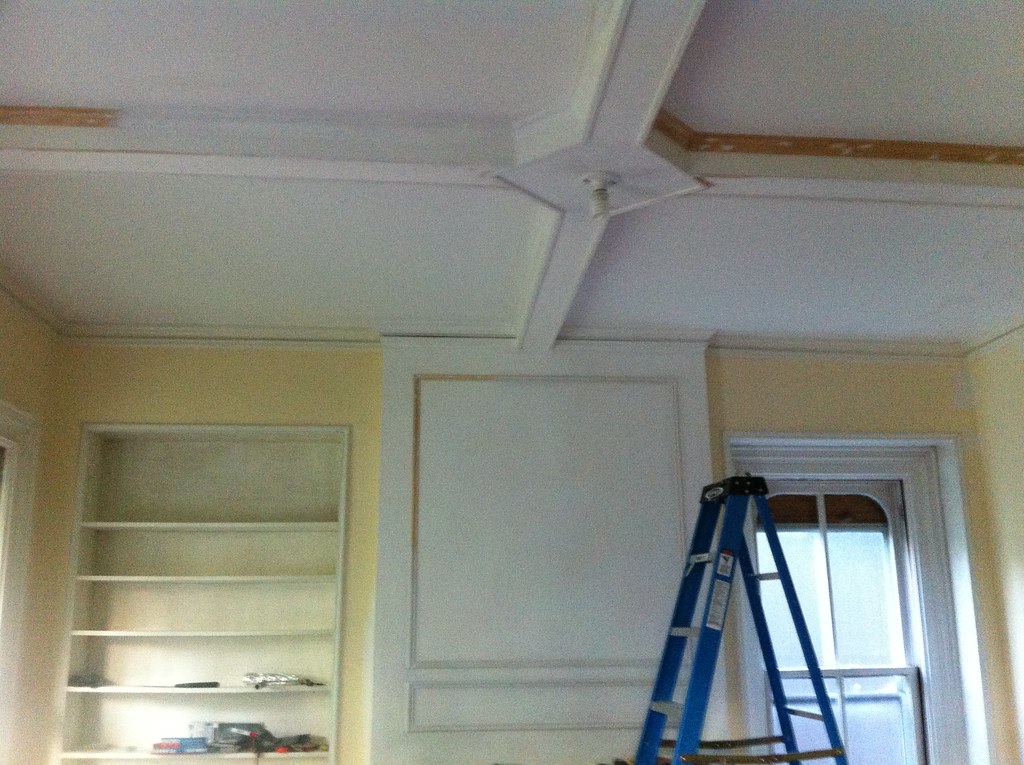 Coved Ceiling In Working On The Paint Steven Bandyk Flickr