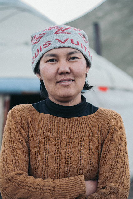Portrait of a Women in Kyrgyzstan