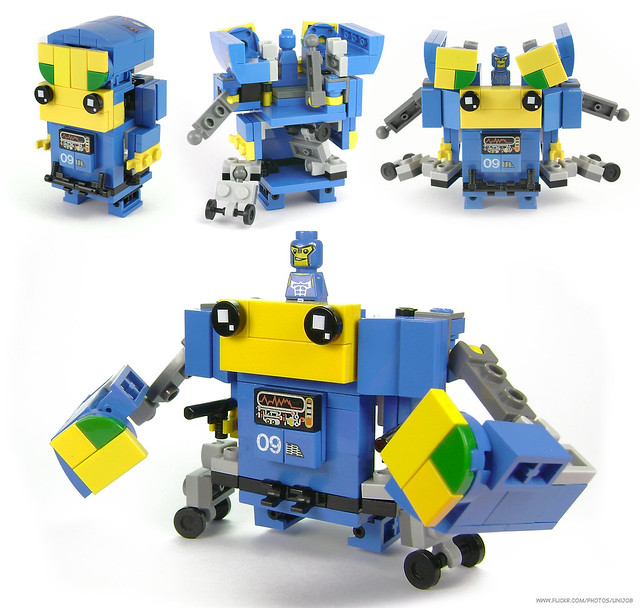 BrickMorphz Blue Unit 09 [Crab-Bot Brawler]