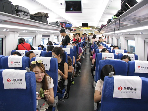 Airplane like seating in the bullet train | All aboard the b… | Flickr