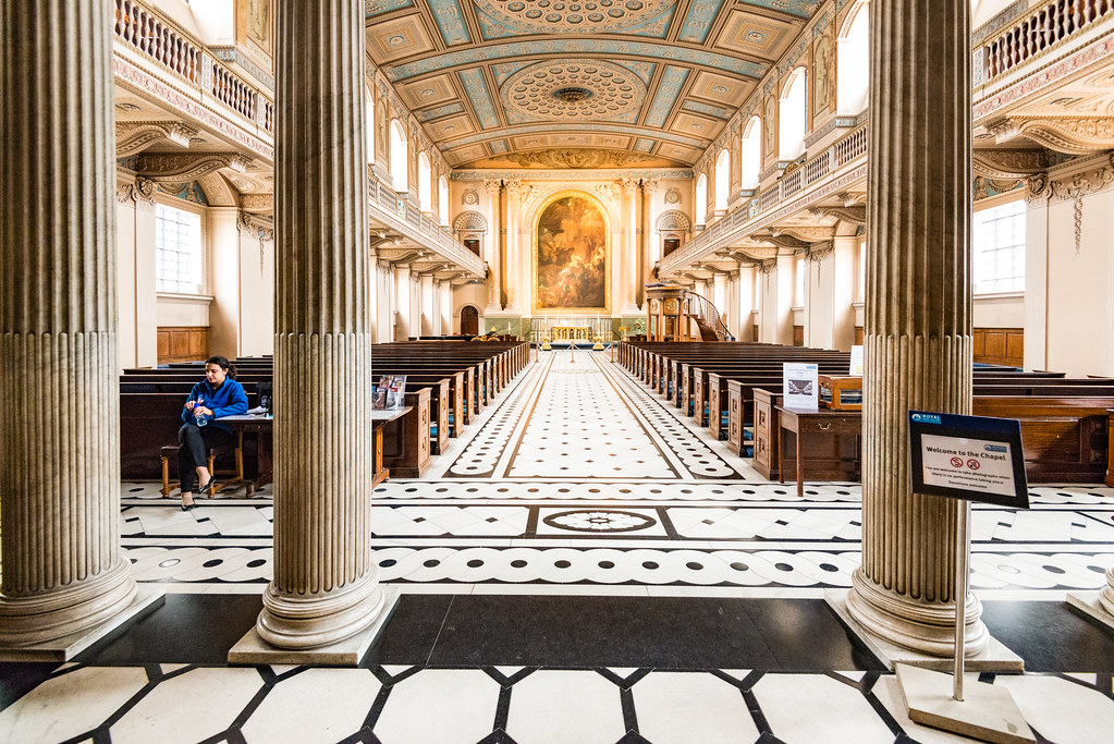 Chapel at Former Royal Naval College,Greenwich,London.