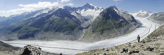 Aletsch glacier. Switzerland.