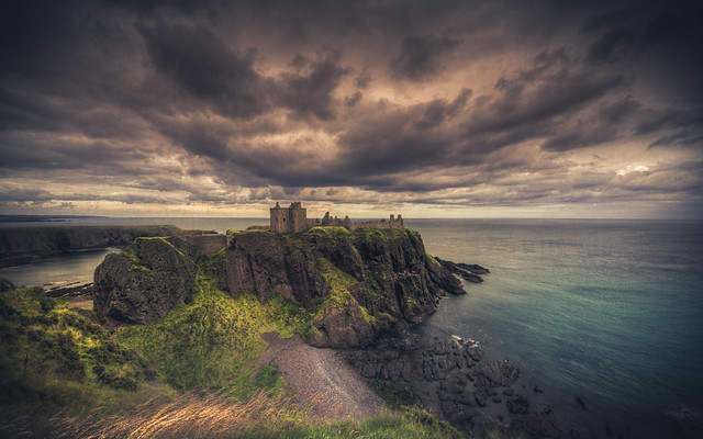 Dunnottar Castle ~ the view from the edge