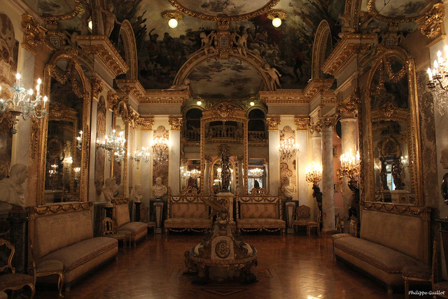 Madrid, palais Cerralbo : la salle de bal