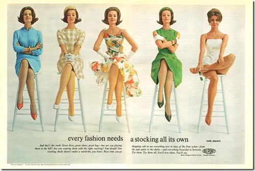 Dupont vintage pantyhose girls
